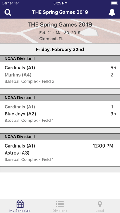 THE Spring Games iPhone screenshot 3 - Sports app