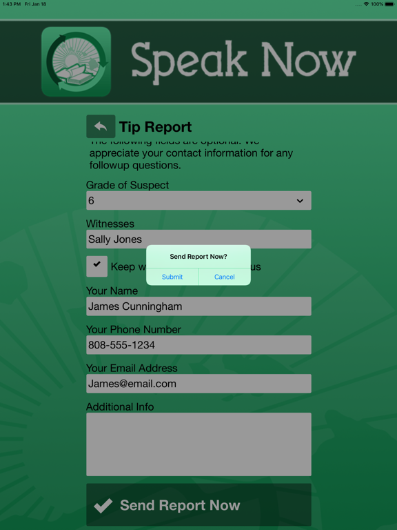Speak Now HIDOE iPad screenshot 4 - Education app