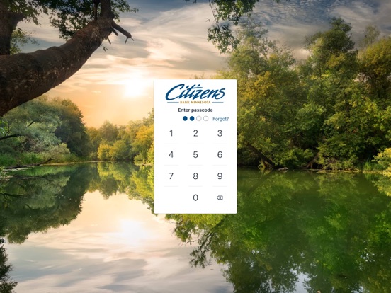 Citizens Bank MN iPad screenshot 2 - Finance app