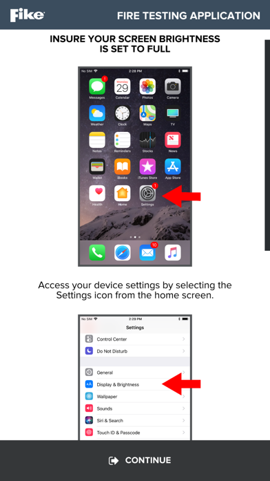 Screenshot #2 pour Fike Fire Test App