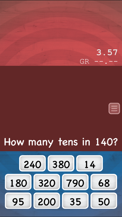 Math Slide: hundred, ten, one iPhone screenshot 5 - Education app