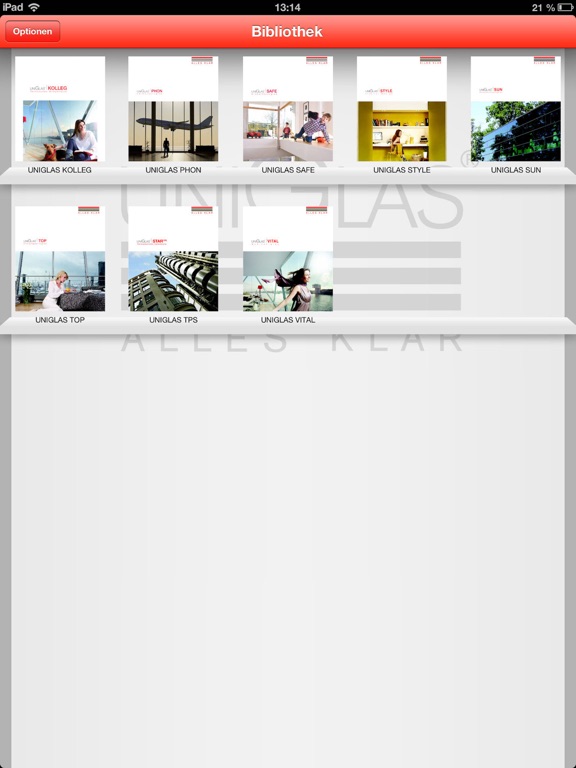 Screenshot #5 pour UNIGLAS Produktinfo