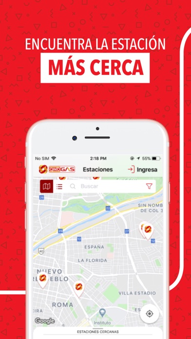 OXXO GAS Clientes Screenshot