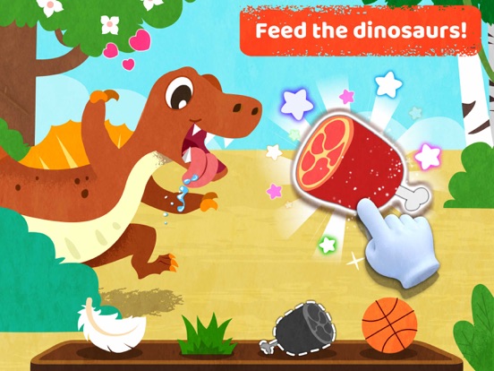 Baby Panda Dinosaur World Game iPad app afbeelding 2