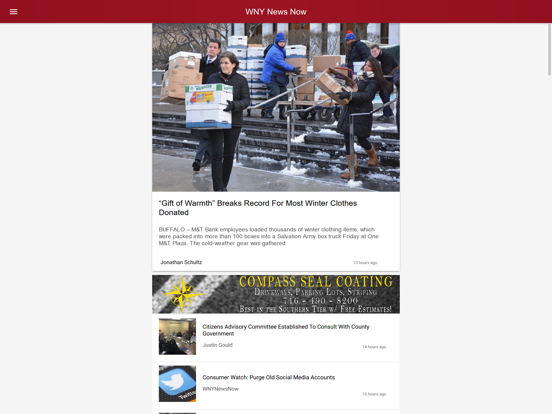 WNY News Now iPad screenshot 1 - News app