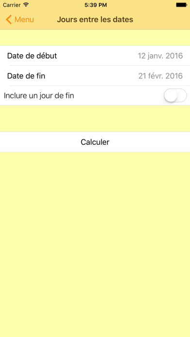 Screenshot #2 pour Calculateur de date