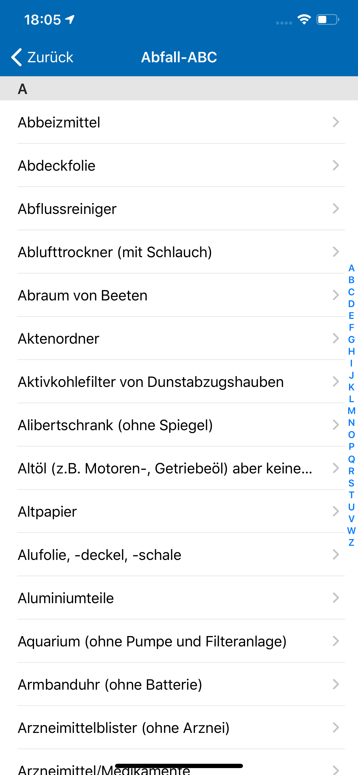 Abfall App KA