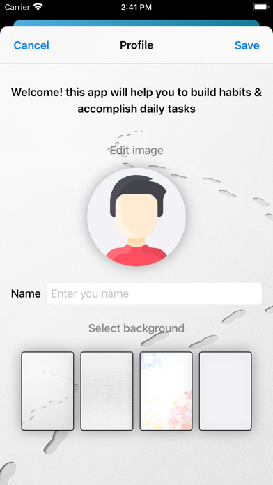 Habits Build Screenshot