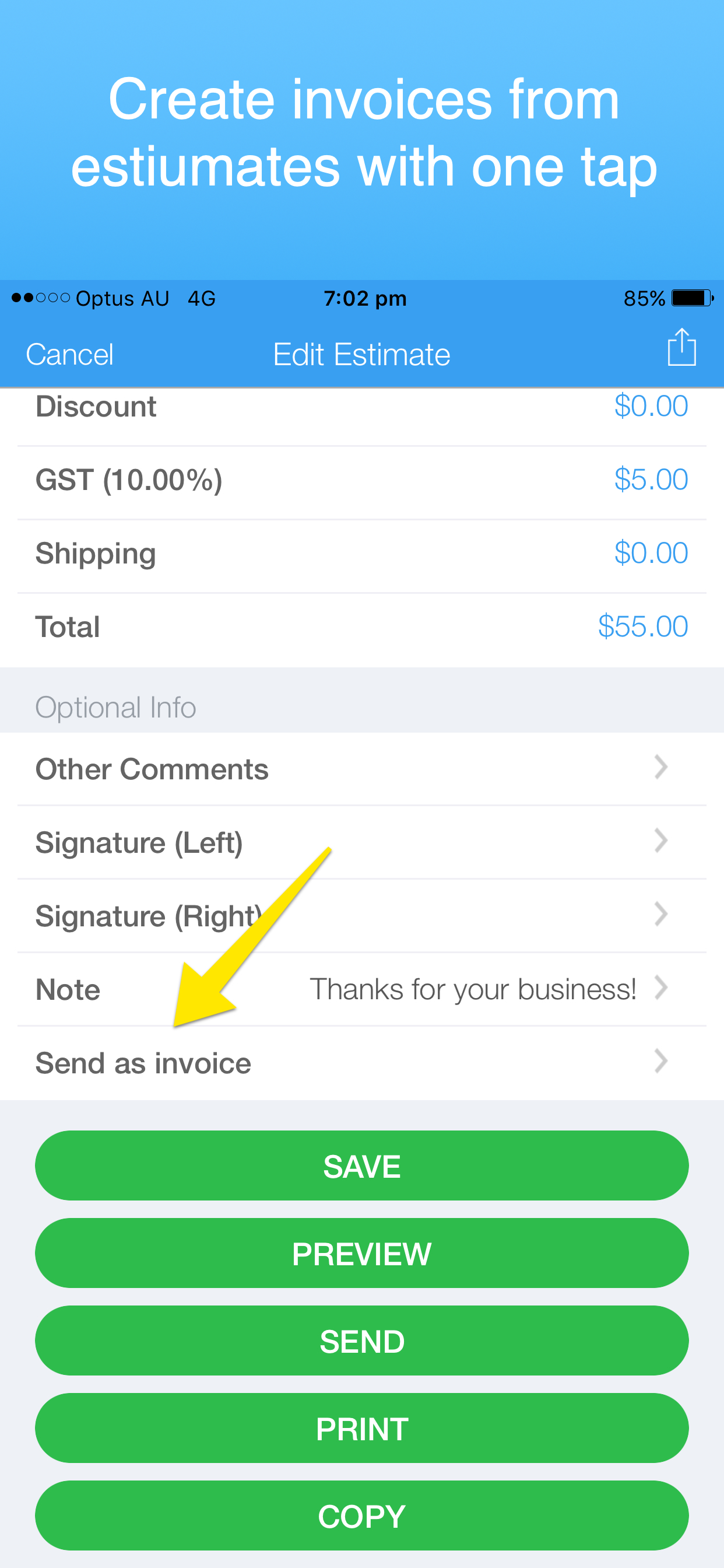 Invoice Maker Simple screenshot 3