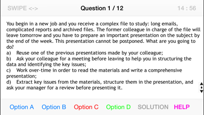 Screenshot #3 pour Situational Judgement Test