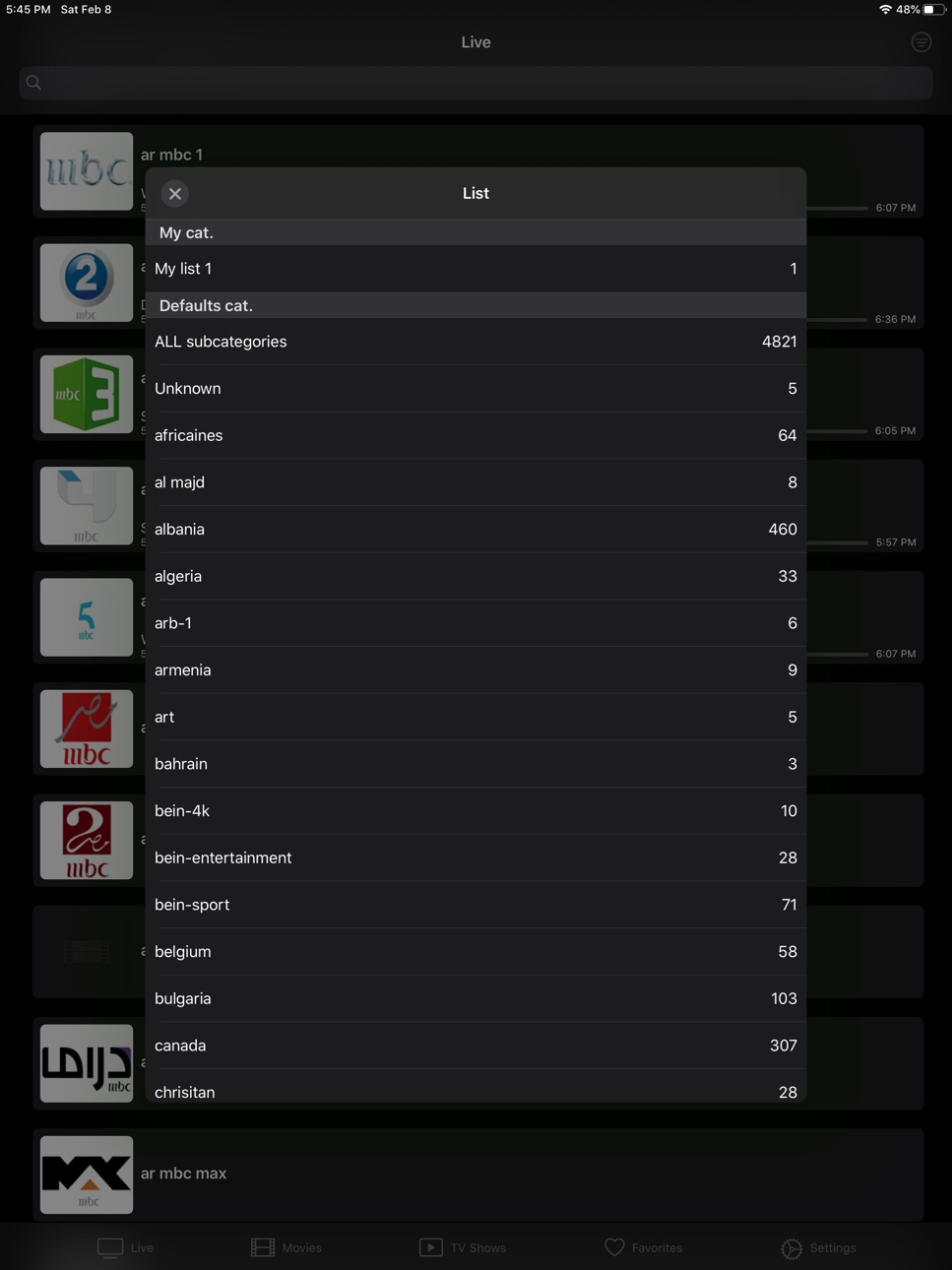 iPad screenshot