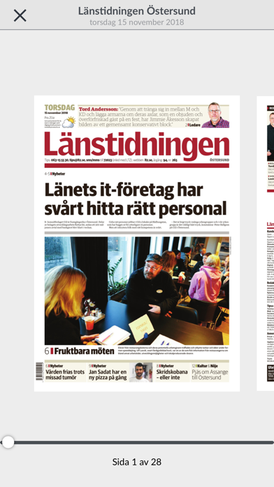 Länstidningen Östersund e-tidn screenshot 3