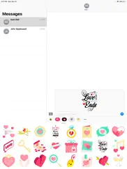 love romance - adult stickers айпад изображения 1