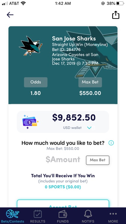 ZenSports Bet US screenshot-4