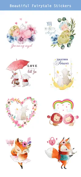 Game screenshot Fairytale Love Stickers apk
