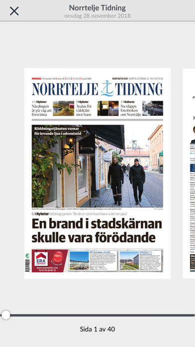 Screenshot #3 pour Norrtelje Tidning e-tidning