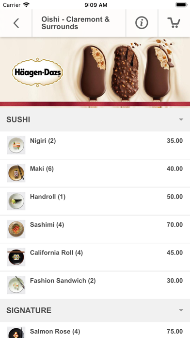Oishi Sushi Delivery screenshot 3