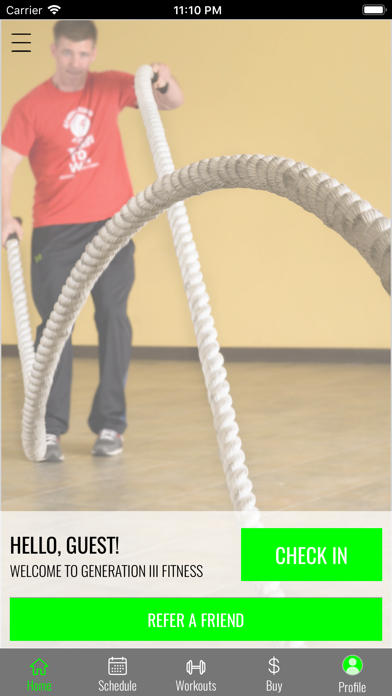 Screenshot #1 pour GENERATION 3 FITNESS