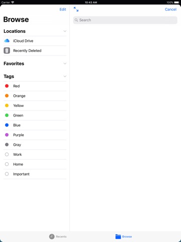 Transcribe by NoNotes iPad screenshot