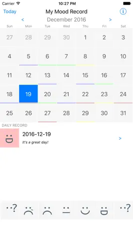 Game screenshot My Mood Record Lite hack