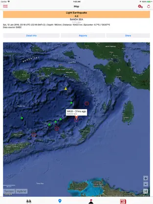 Captura 4 Volcanoes & Earthquakes iphone