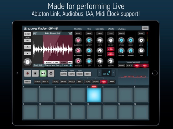 Groove Rider GR-16 iPad app afbeelding 6