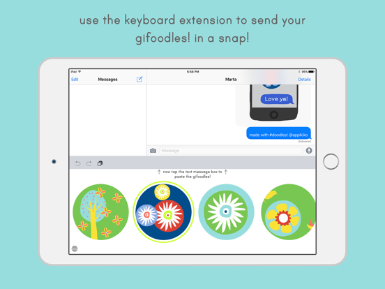 Screenshot #5 for gifoodles!