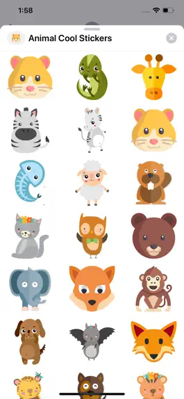 Game screenshot Animal Kids Stickers apk