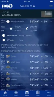 ktvu fox 2 sf: weather iphone screenshot 2