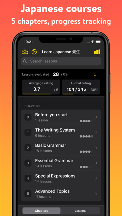Learn Japanese: Sensei Screenshot
