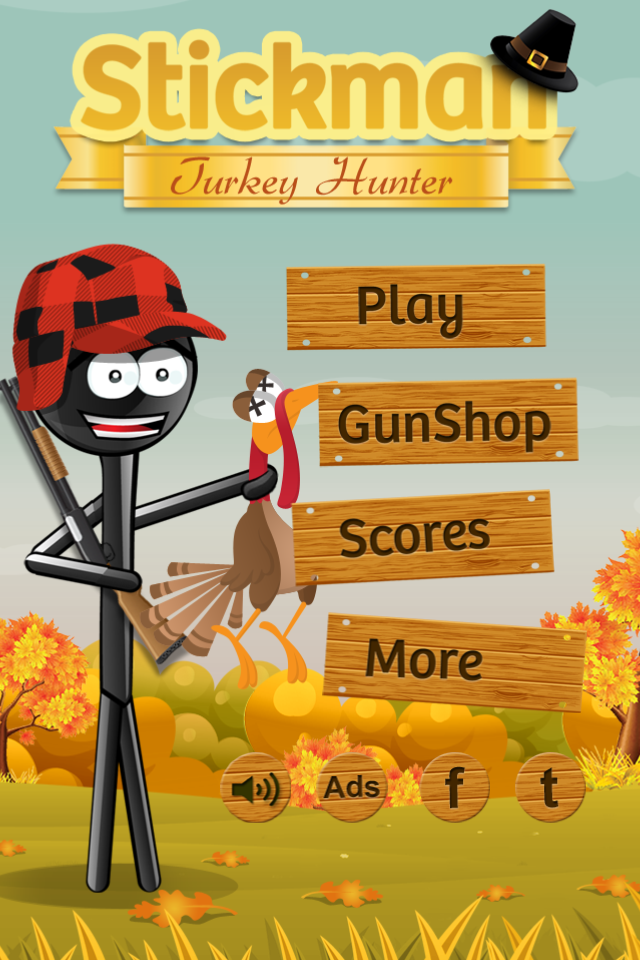 Stickman Turkey Hunter