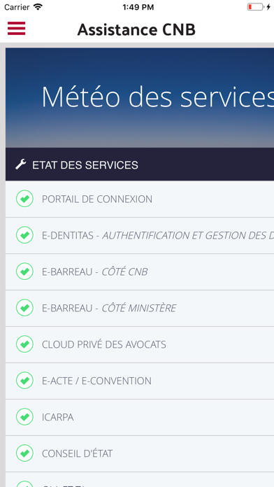 Assistance CNB screenshot 3
