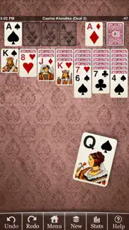 eric's klondike solitaire lite iphone screenshot 3