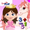 Princess Learns Math for Kids icon