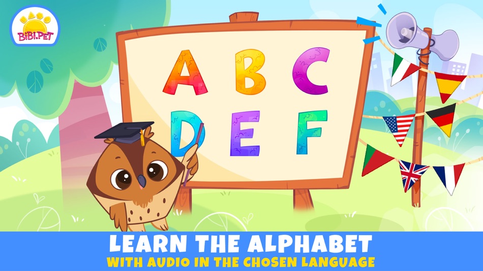 #1. Bibi ABC Letter Games for Kids (iOS) 由: Bibi.Pet - Toddlers Games - Colors and Shapes