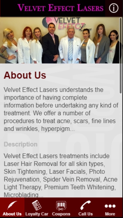 Velvet Effect Lasers