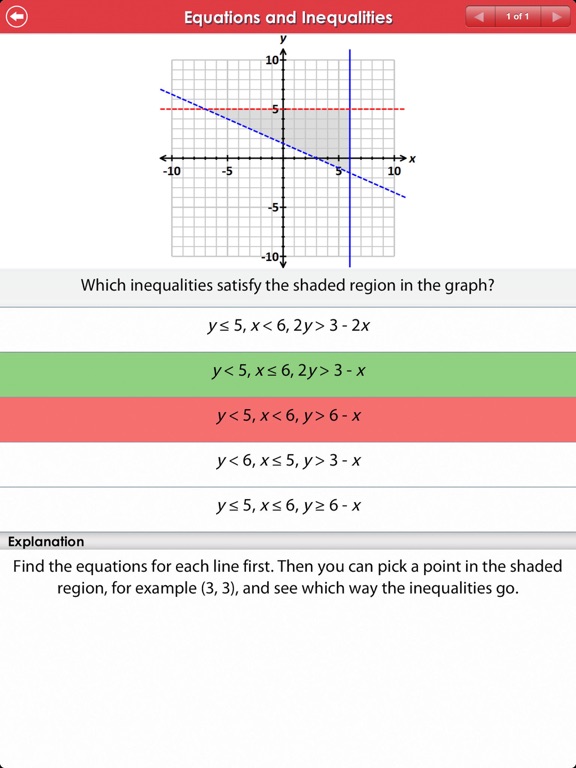 ACT Math : Super Edition Lite iPad screenshot 4 - Education app