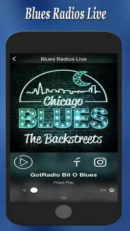 Game screenshot Blues Radios Live apk