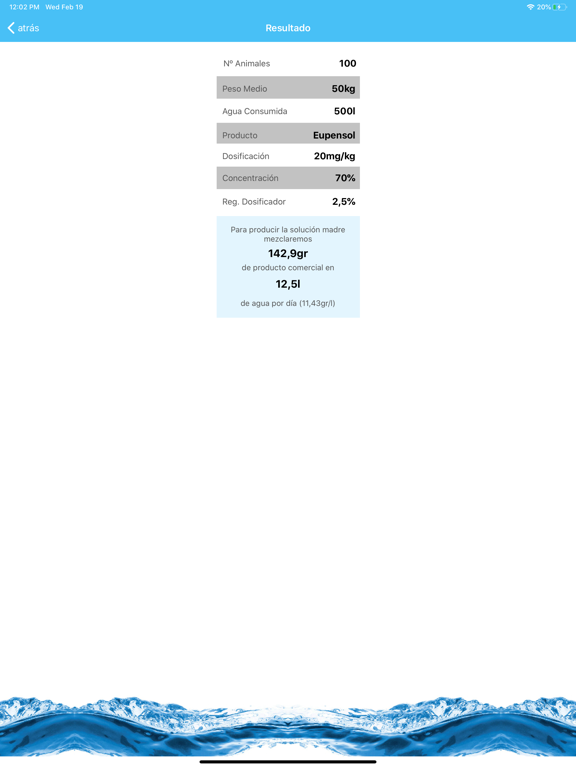 Screenshot #5 pour Calculador dosificación agua