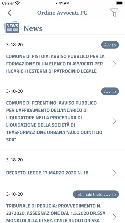 Ordine Avvocati Perugia