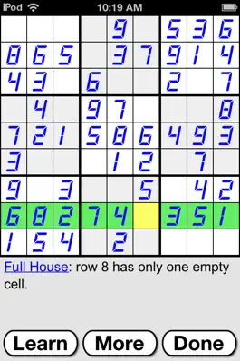 Game screenshot :) Sudoku + hack