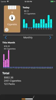 cigarette count iphone screenshot 4