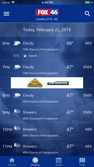 FOX 46 Weather Alerts & Radar(圖5)-速報App