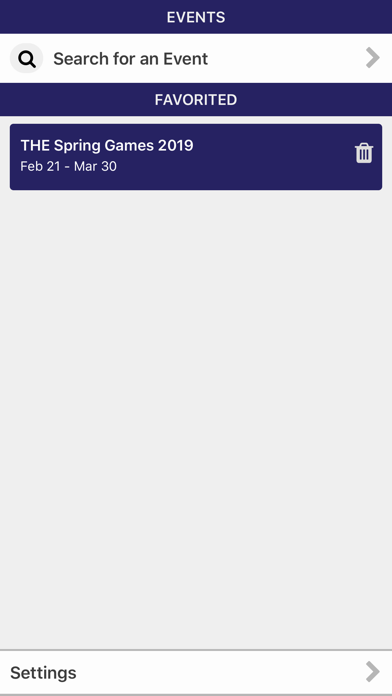 THE Spring Games iPhone screenshot 1 - Sports app