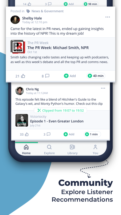 Repod: Social Podcast App screenshot 3