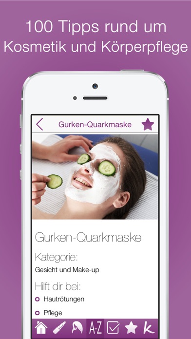 Screenshot #1 pour 100 Tipps rund um Kosmetik PRO