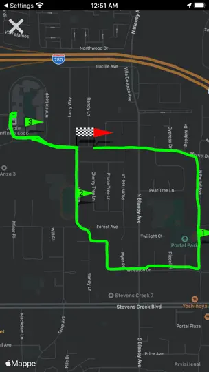 Screenshot von Fitmeter Run - GPS Tracker auf dem iPhone 2