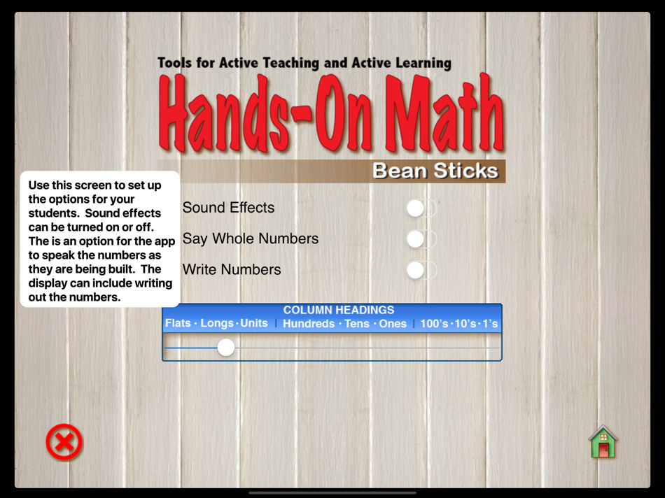 #2. Hands-On Math: Bean Sticks (iOS) Podle: Ventura Educational Systems