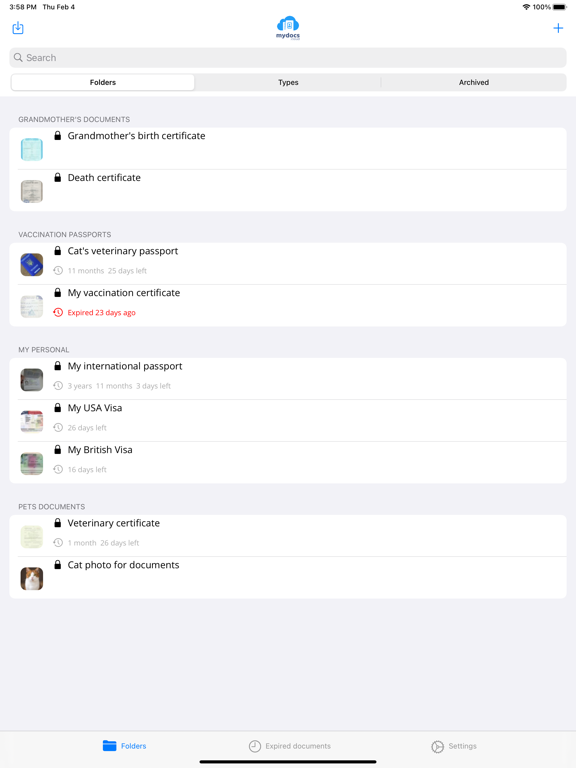 Screenshot #6 pour My Docs Cloud