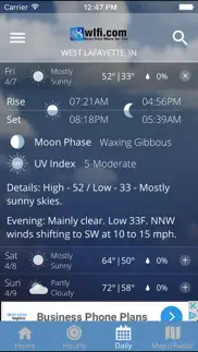 wlfi 18 weather - radar iphone screenshot 3